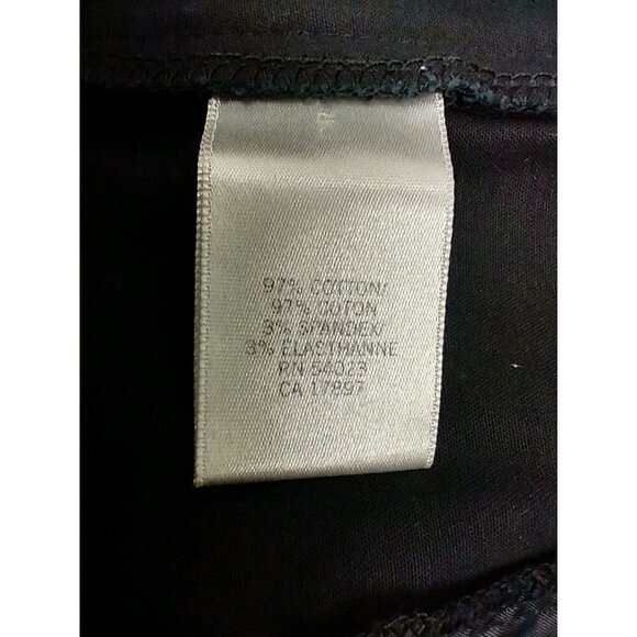 Banana Republic Pants Womens 8 Black Martin Fit Chino Trouser Boot Flare Stretch - Picture 8 of 10